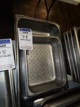 Stainless steel commercial inserts