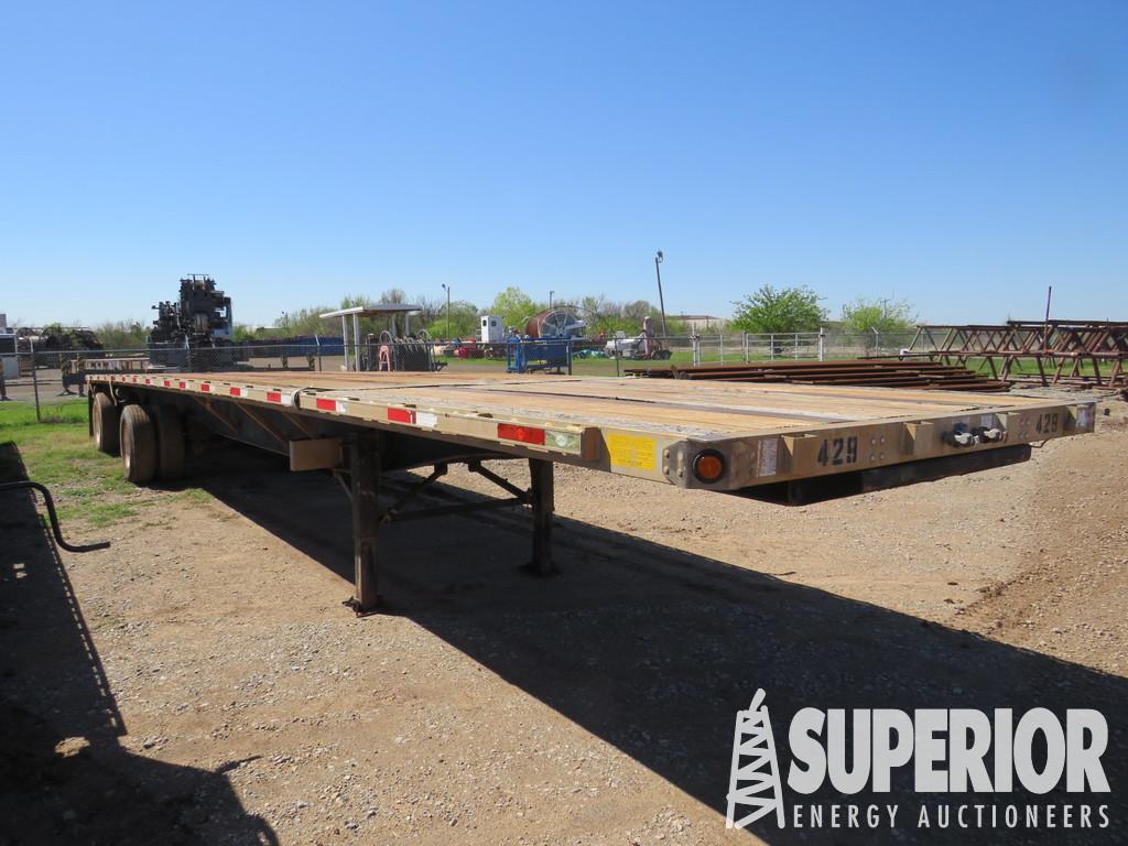 (x) (15-138) 2001 UTILITY Flatbed T/A Trailer, VIN