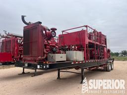 (x) 2008 Dbl Cement Pumper w/ SERVA 600 Triplex 15