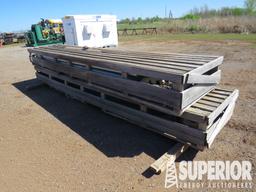 (15-99) (2) Crates of Garage Door Parts. Located I