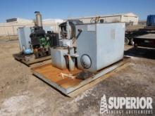 (19-12) DTS FLUID POWER Portable HPU Skid w/ Diese