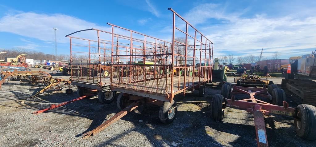 Metal Rack Hay Wagon