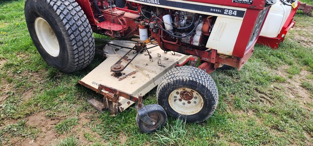 International 284 Tractor w/Mower