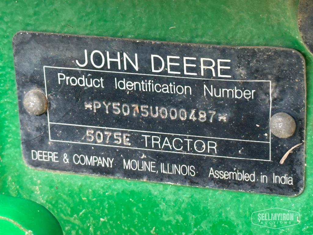 John Deere 5075E 4x4 Tractor [YARD 1]