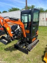 AGT QH13R Mini Excavator with Cab