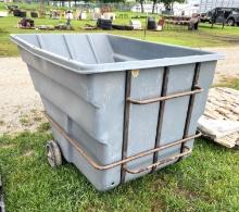 Large Rolling Trash Bin