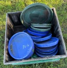 Crate of Terracotta Bases for Flower Pots