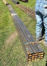 2 1/2 inch Square Tubing - 14 gauge - 20 pieces at 24 feet long