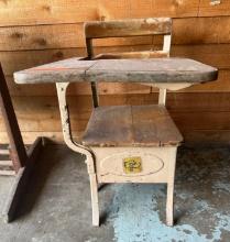 Antique School Desk