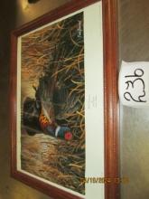 framed print "bird season"