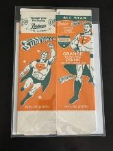 Vintage Superman Orange Drink Carton