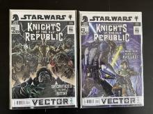 2 Issues Star Wars Knights of the Old Republic Comic #26 & #27 Dark Horse Lucas Books