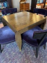 Matt Decell Furniture 34.5"�W x 34.5"�D x 30"�H Heavy Duty Solid Laminated Wood Table