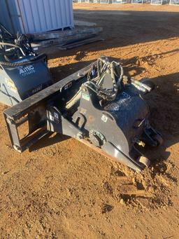 Skid Steer Hydraulic Planer Attachment