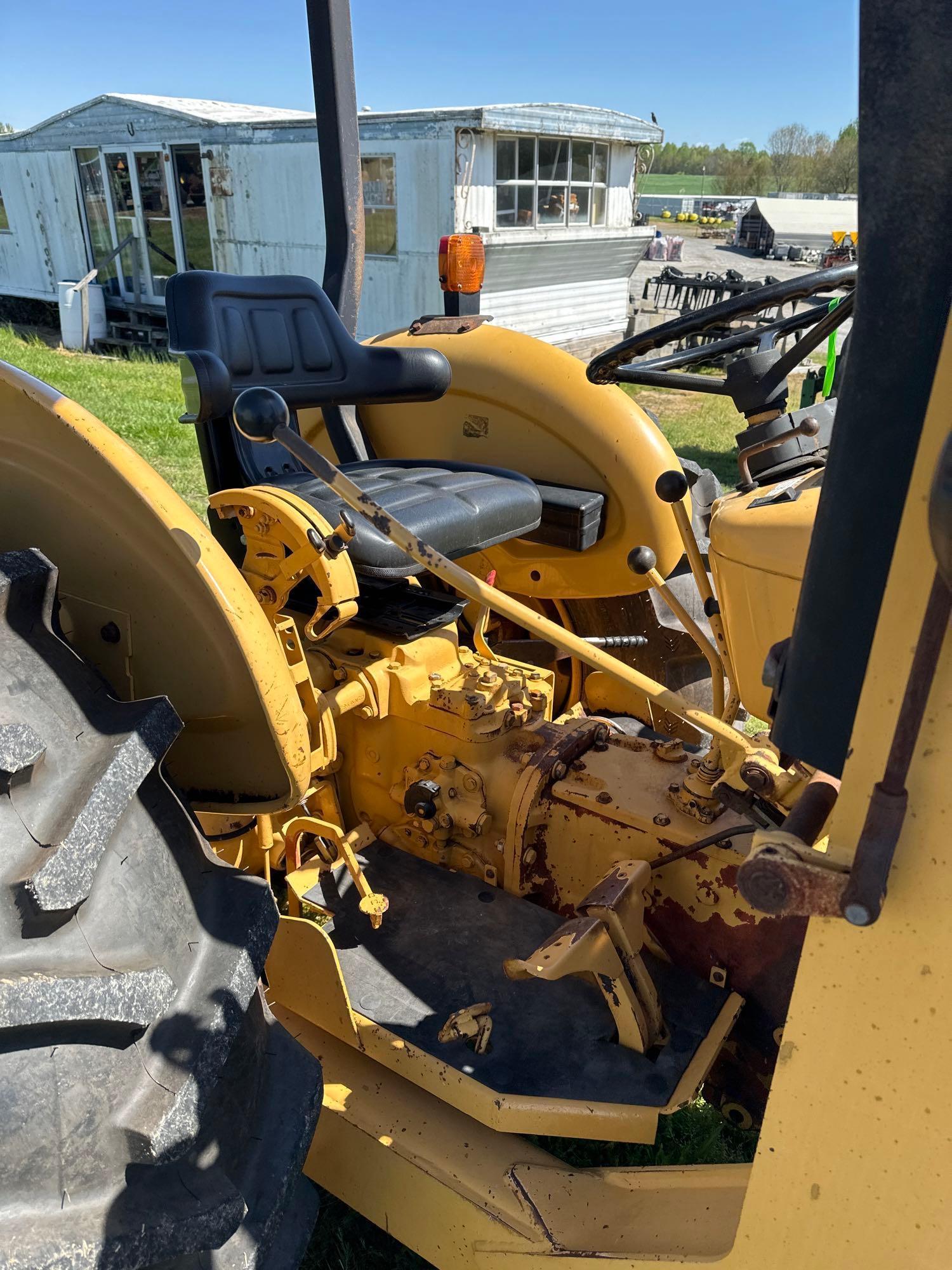 FORD 445D TRACTOR WITH BOX BLADE AND LOADER