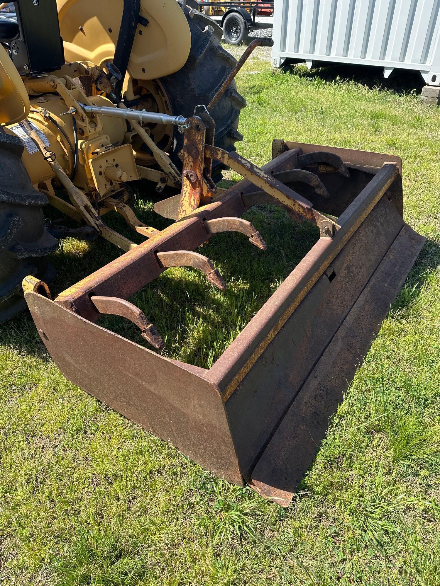 FORD 445D TRACTOR WITH BOX BLADE AND LOADER