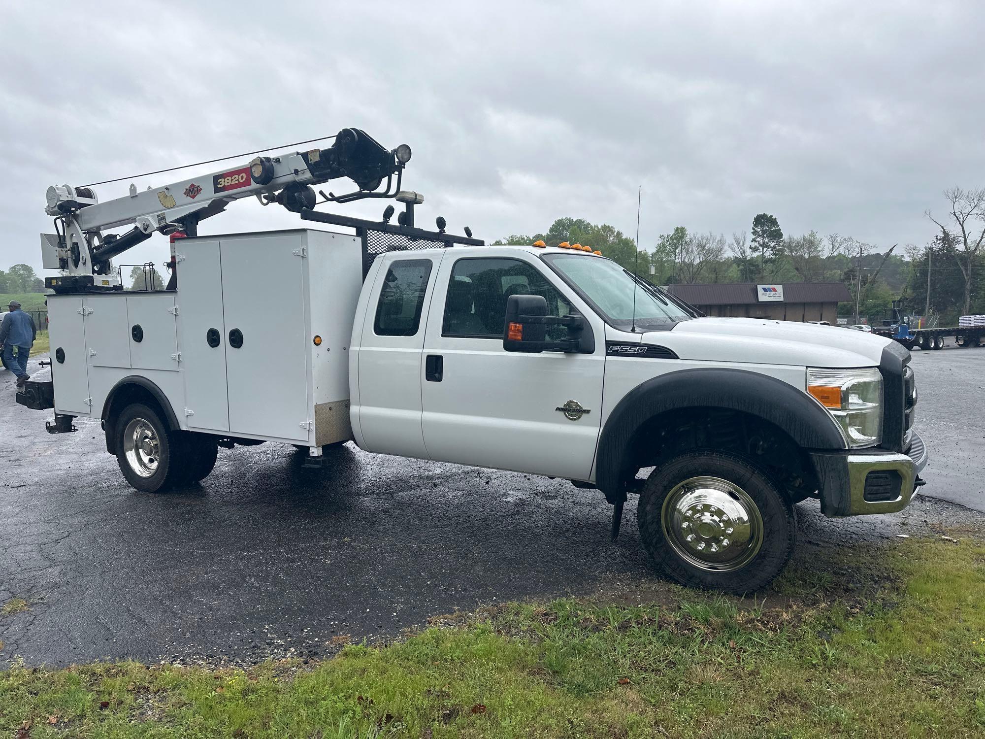 2015 F550 EXTENDED CAB MECHANICS TRUCK