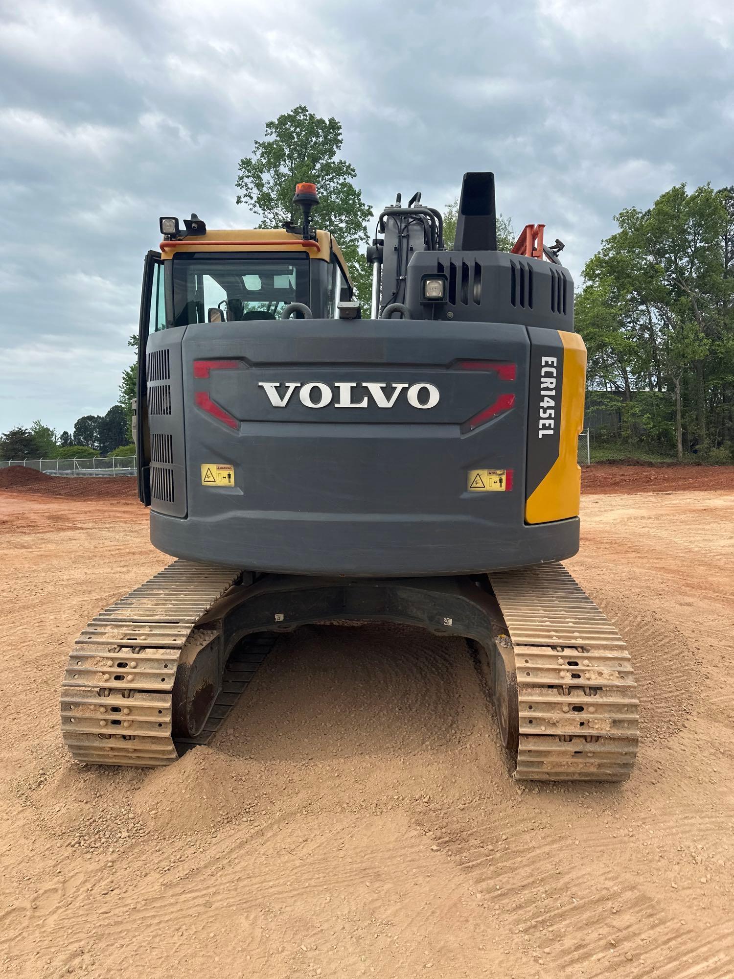 2019 VOLVO ECR145EL HYDRAULIC EXCAVATOR