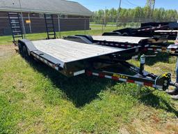 2023 BIG TEX 10DF-17BK+3KR 20 Foot Drive-Over Fender Black Equipment Trailer