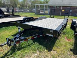 2023 BIG TEX 10DF-17BK+3KR 20 Foot Drive-Over Fender Black Equipment Trailer