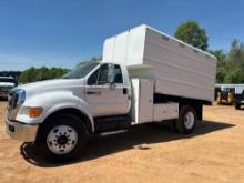 2008 F750 XLT S/A CHIPPER BODY DUMP TRUCK