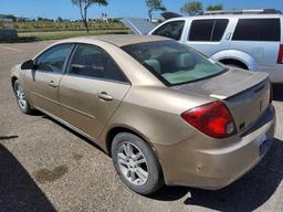 2006 Pontiac G6 Passenger Car, VIN # 1G2ZG558964135630