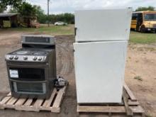 Stove and Fridge