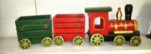 LG. WOODEN CHRISTMAS TRAIN - PICK UP ONLY
