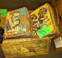 VINTAGE LUNCHBOXES, ETC. "AS IS" (No thermos)- PICK UP ONLY