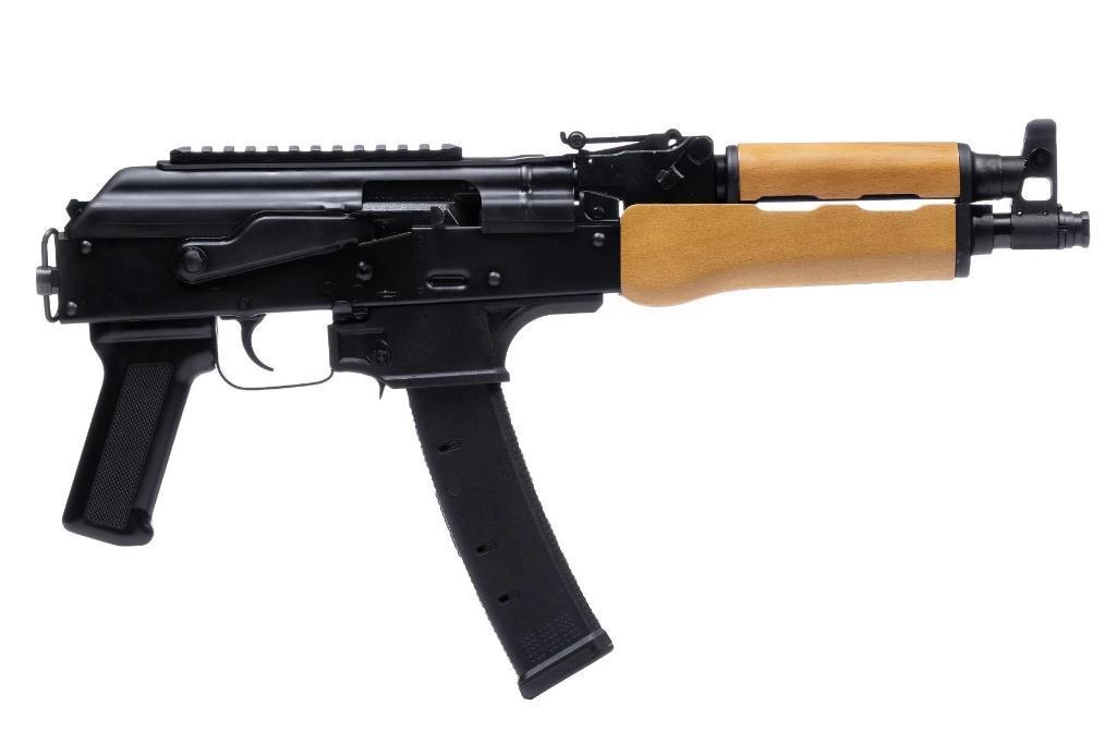 Century Arms Romanian Draco 9S AK-47 Pistol - Black | 9mm | 11.14" Barrel | Wood Handguard |