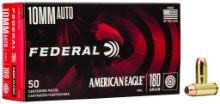 Federal AE10A American Eagle Handgun 10mm Auto 180 gr Full Metal Jacket FMJ 50 Per Box