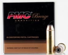 PMC 44B Bronze 44 Rem Mag 180 gr 1750 fps Jacketed Hollow Point JHP 25 Box