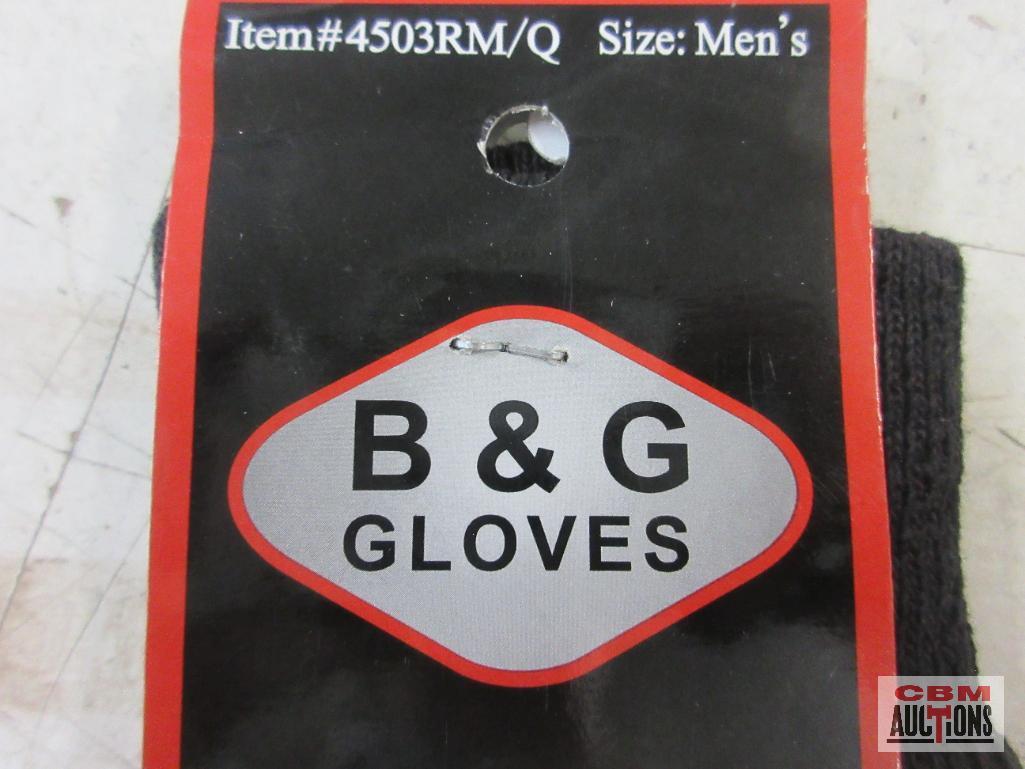 B & G Gloves 4503RM/Q Size: Mens Grip 46010 Quick Release Folding Utility Knife Grip 46095 4pc Mini