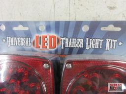 Jammy 22425 Universal Led Trailer Light Kit Includes: 2 LED Stop/Turn/Tail Lamps, 254' Wishbone