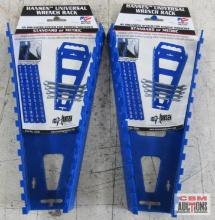 Hansen 5300 Universal Wrench Rack Standard or Metric w/ Peel off Numbers - Set of 2