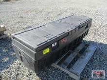 Work Box Black Plastic Truck Toolbox