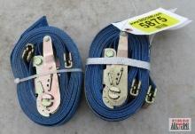 NEW Kinedyn 1000LBS Blue Ratchet Straps... - Set of 2 *ELB