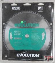 Evolution 00051 14" Saw Blade, 1" Bore, Kerf .094", 80 Teeth, 1600RPM - Aluminum