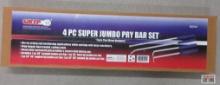 Grip 60244 4pc Super Jumbo Pry Bar Set...