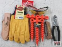 Pliwrench Pliers Leather Plier Holder Cordova 23101 Chore Work Gloves - Large Progrip 900400 Hay