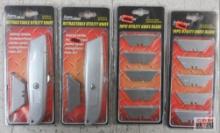 Super Value Retractable Utility Knife - Set of 2 Super Value 10pc Utility Knife Blades - Set of 2