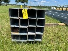 4" Square Tubing Galvanized 11 Gauge