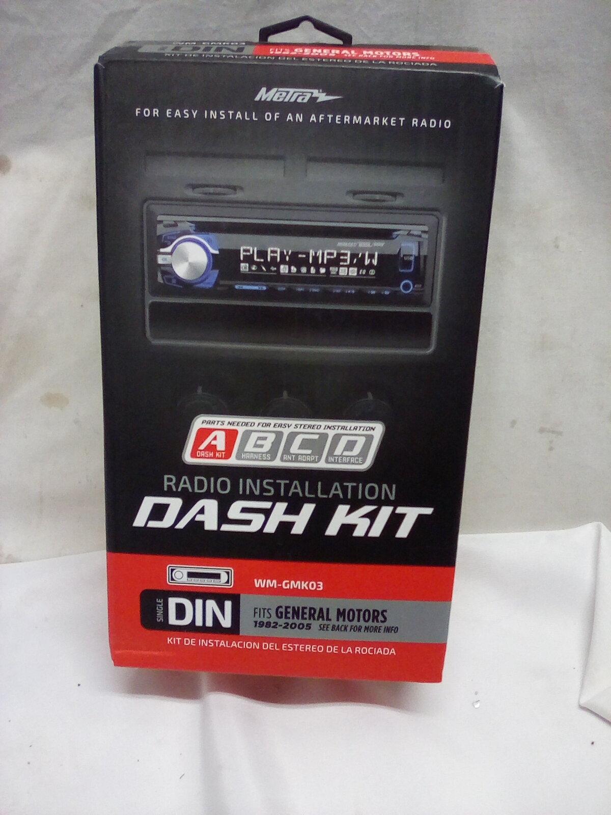 Radio Installation Dash Kit Fits Gm 1982-2005