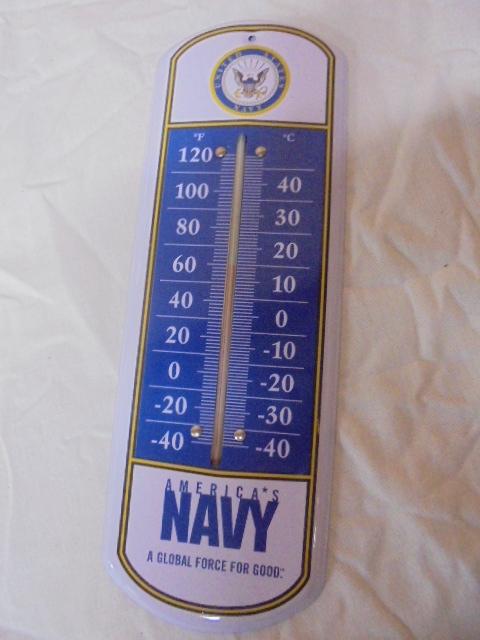 Metal United States Navy Thermometer