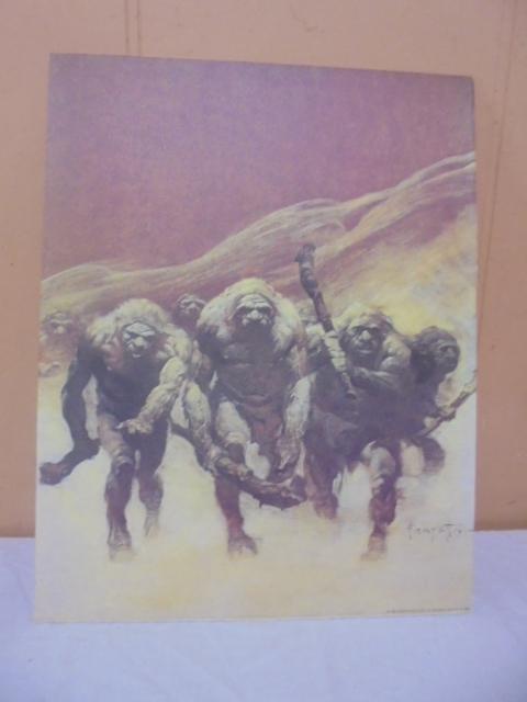 Frank Frazetta Neandrethal Poster