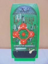 Vintage Computer Basebll Pinball Game