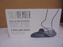 Sole Mender Instant Foot Pain Relief 2 Roller Pack