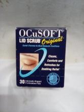 OcuSOFT Lid Scrub. Moistened Towelettes. Qty 30.