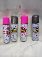 Silly String x4 -Assorted colors