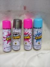 Silly String x4 -Assorted colors